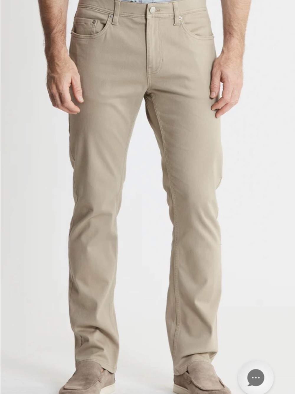 Jachs NY Men’s 34x34 Khaki NWOT Stretch Cotton Chino 5 Pocket Pants